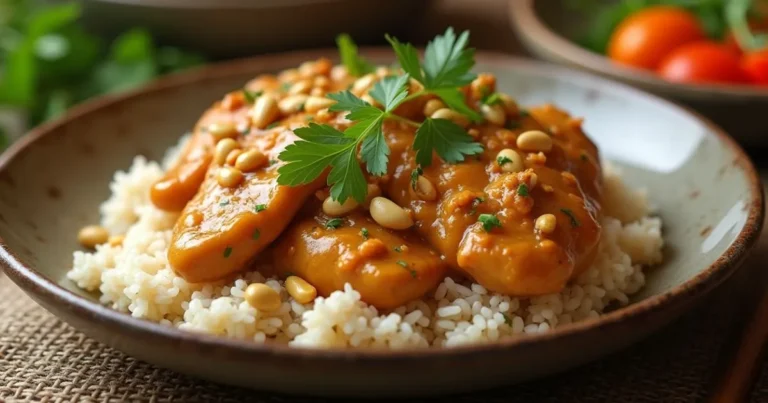 Chicken with Peanut Butter