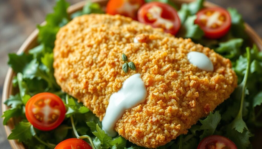 Crispy Oven-Fried Chicken Healthy Recipe Crispy Oven-Fried Chicken Healthy Recipe