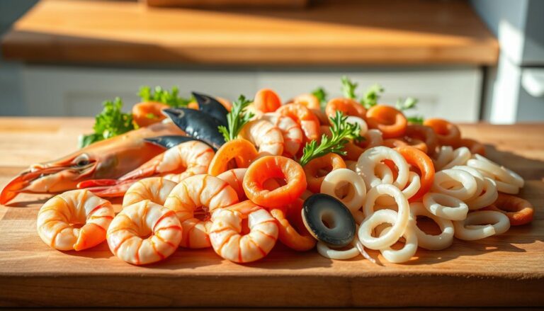 Seafood Mix Preparation