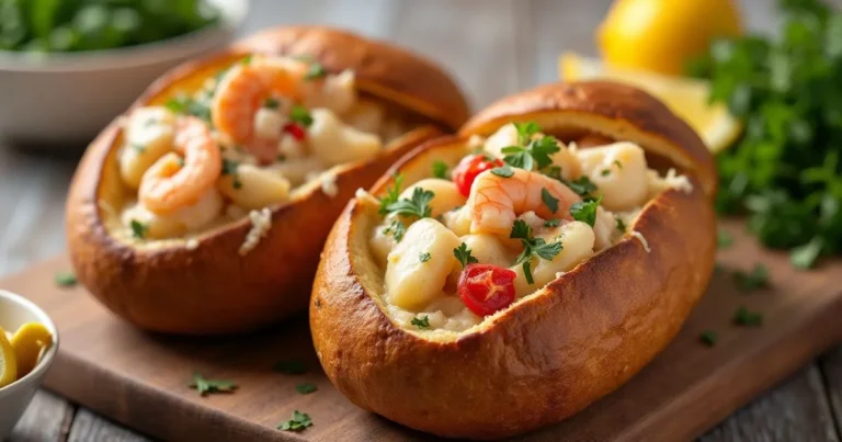 seafood bread bowl