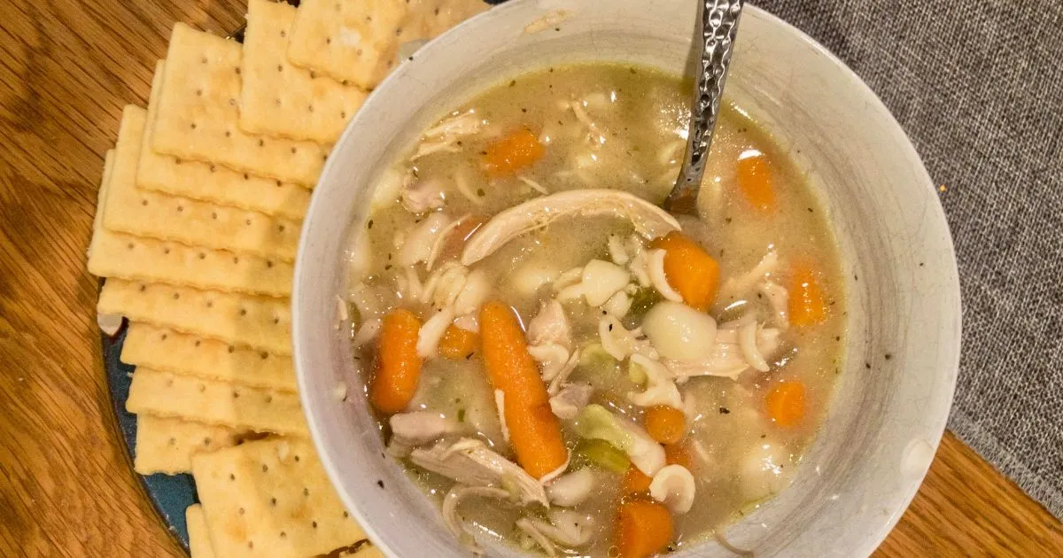 No Salt Chicken Noodle Soup