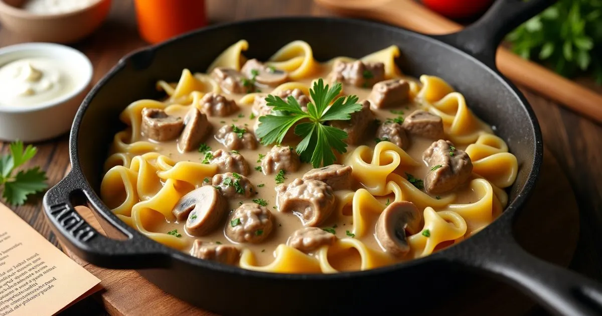 hamburger helper BEEF stroganoff