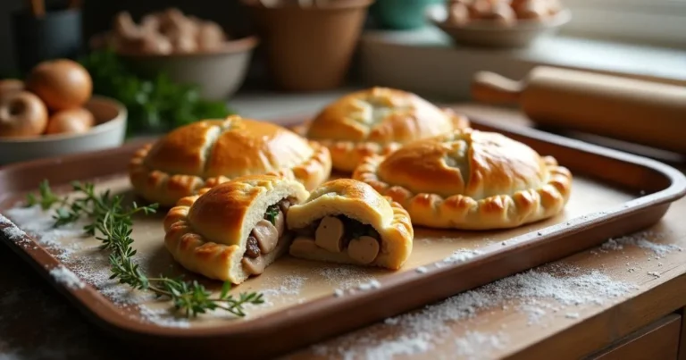 Chicken and Mushroom Pasties
