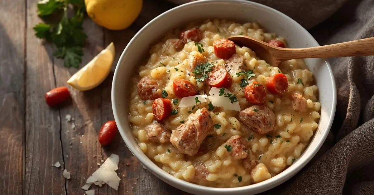 Chicken Chorizo Risotto