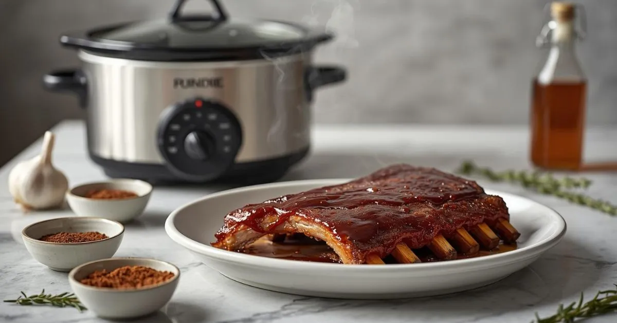Easy Slow Cooker Ribs