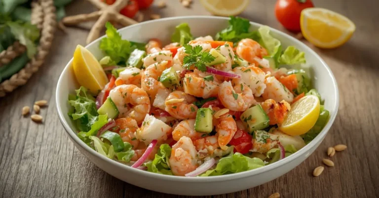 delicious seafood salad