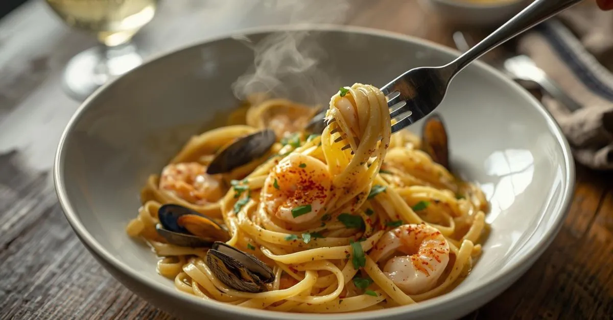 Seafood Tagliatelle Recipe